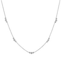 Collana Gazzola Gioielli Donna in Oro bianco Diamante 0.46 Ct GI-2021-16-1-G-SI - GI-2021-16-1-G-SI